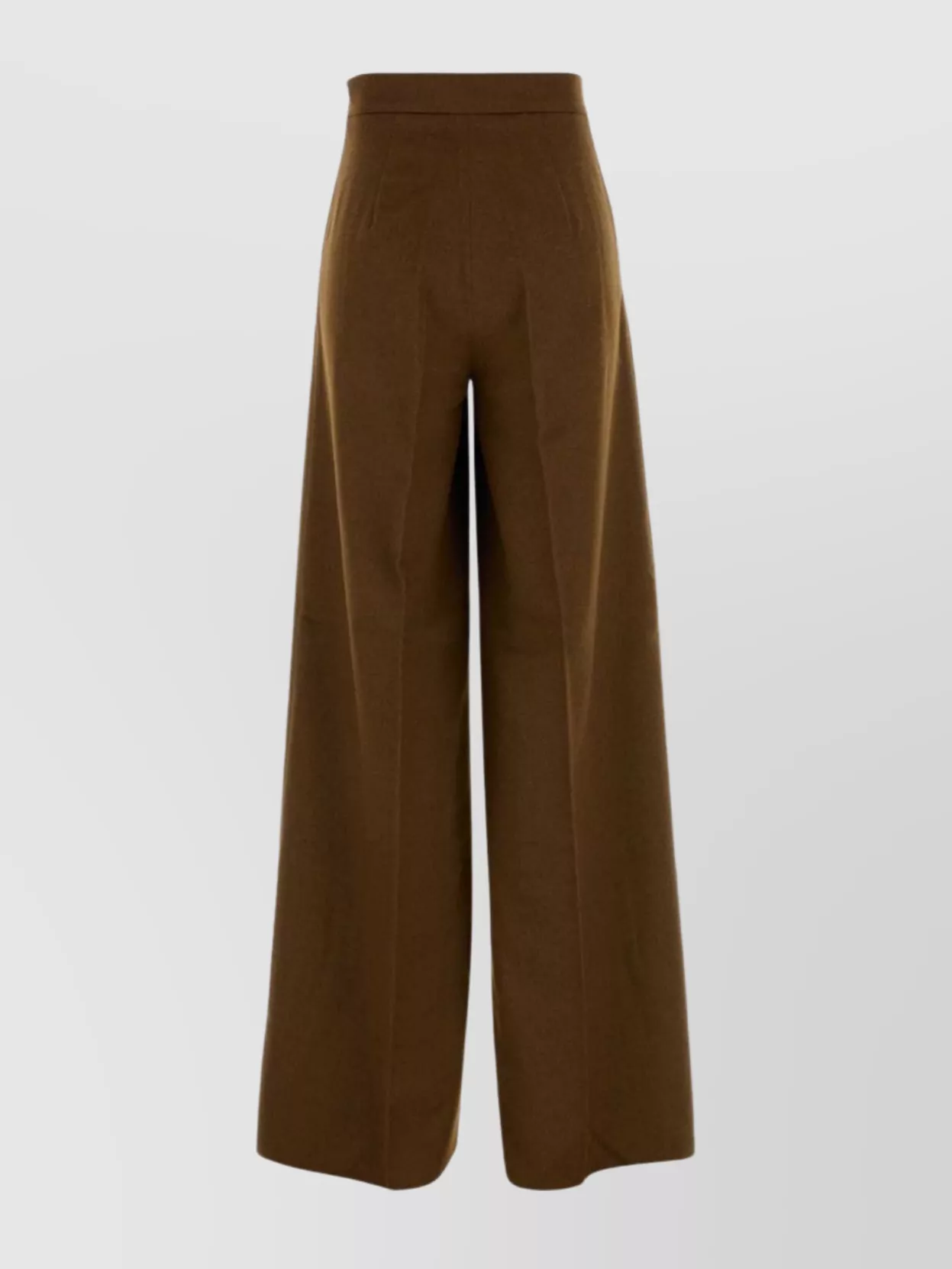 Max Mara Pantalone Dalla Gamba Ampia Axe1234 In Cammello Donna