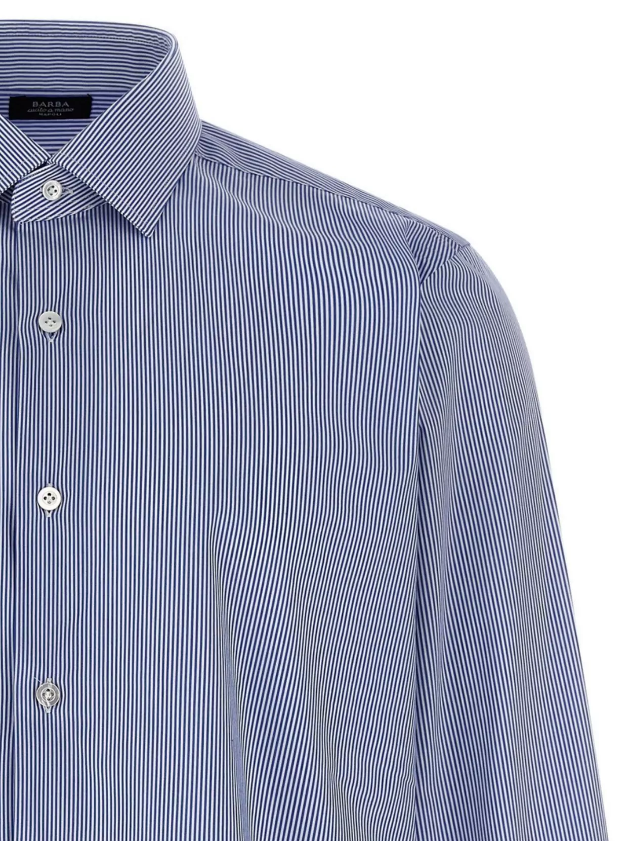 Barba Shirt Striped Collar Button-Down