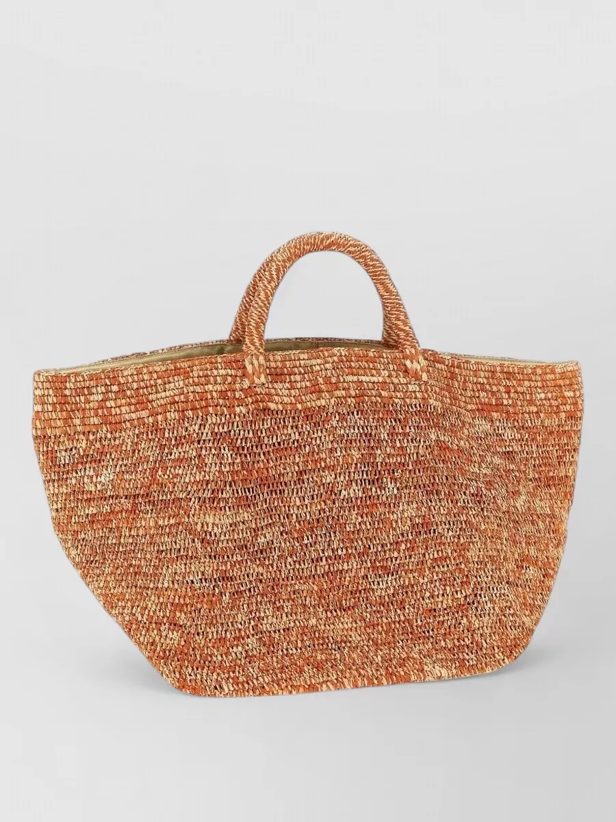 Ibeliv raffia shoulder bag