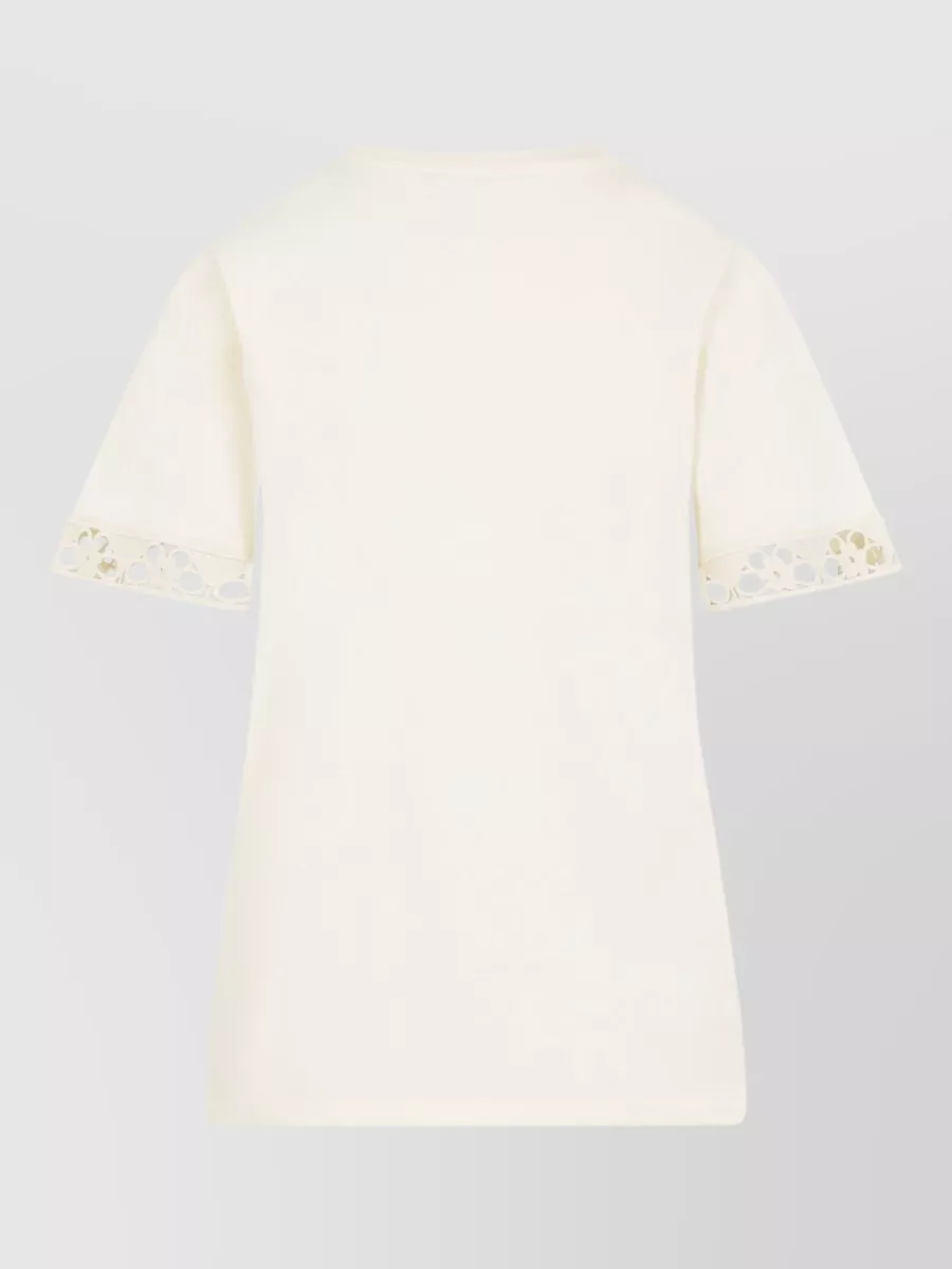 Moncler Embroidered Pocket Short-Sleeve T-Shirt