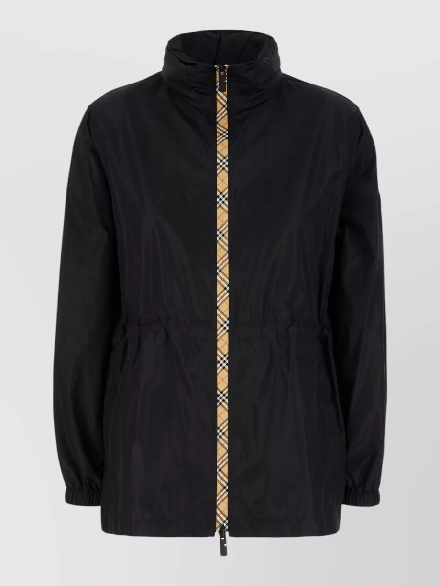 Burberry nylon hooded short jacket