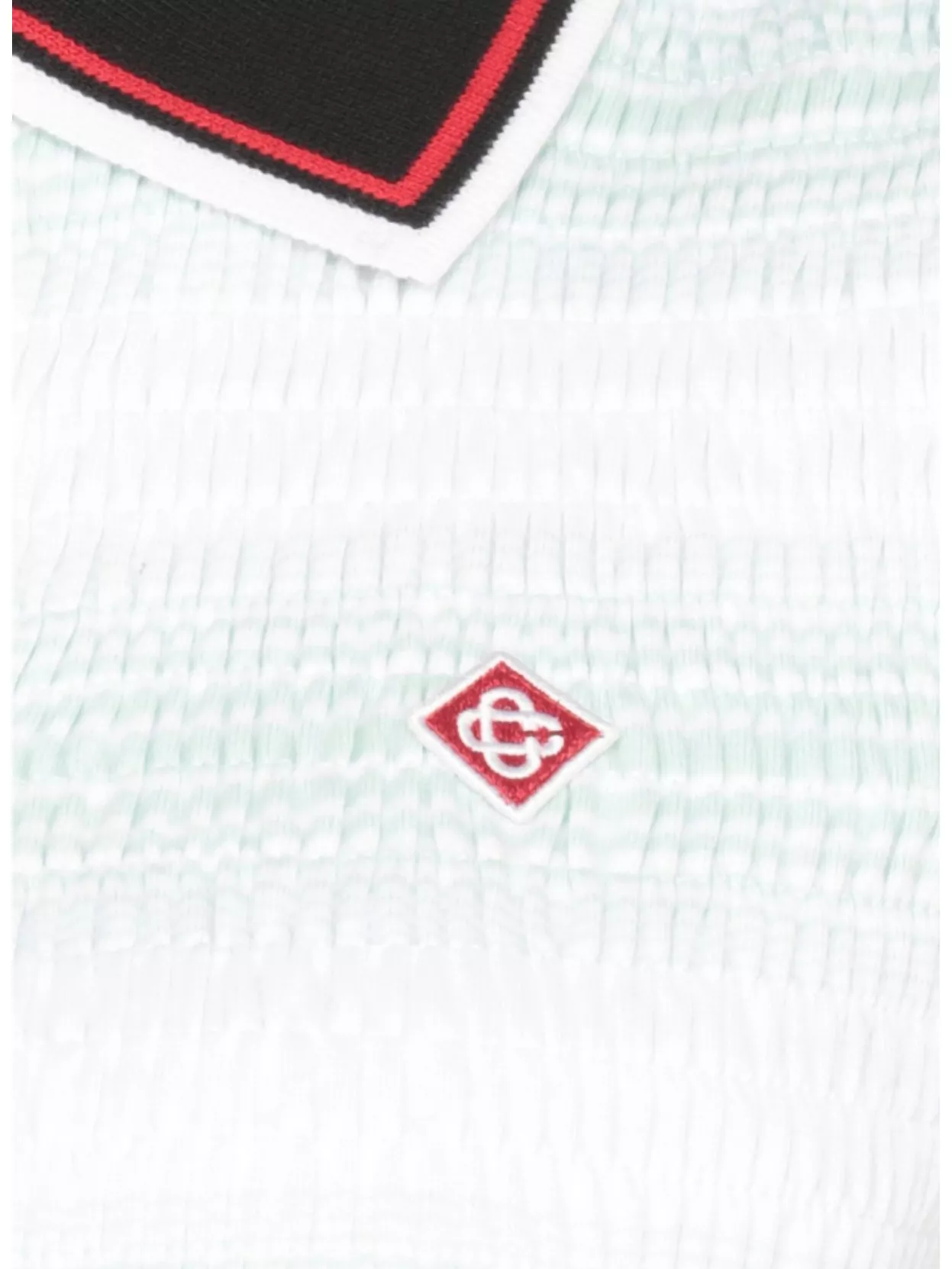 Casablanca Striped Polo Collar Knitwear
