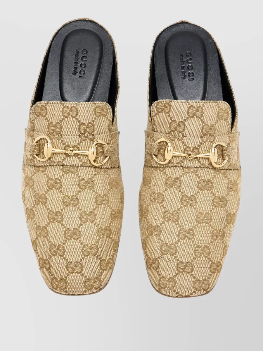 Gucci Leather Mules