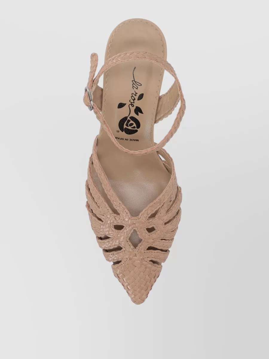 La Rose Leather Sandals
