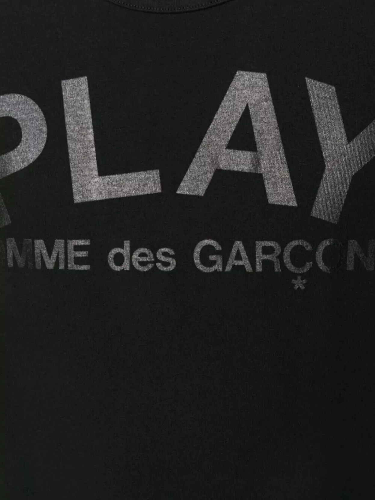 Comme Des Garçons Play Graphic Logo Short Sleeve T-Shirt