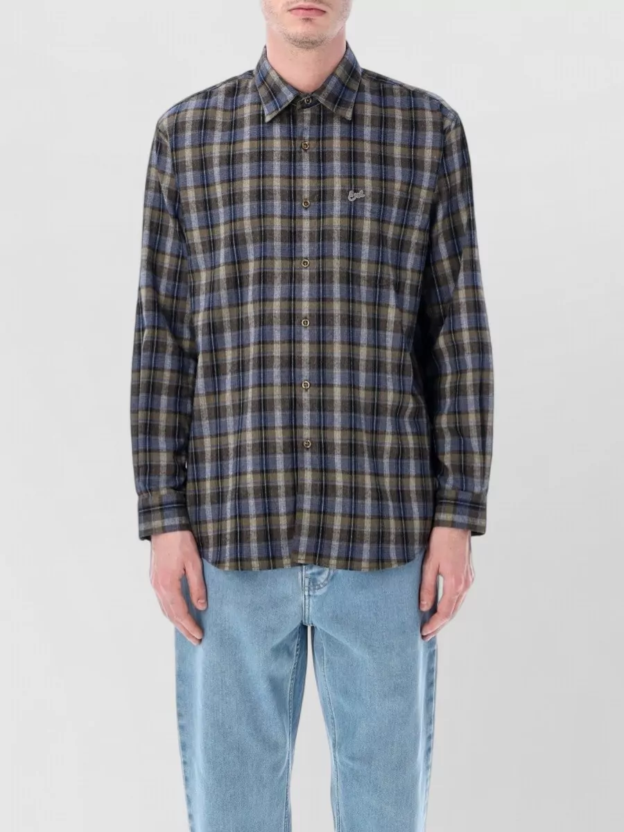 Erl Checked Long-Sleeve Shirt