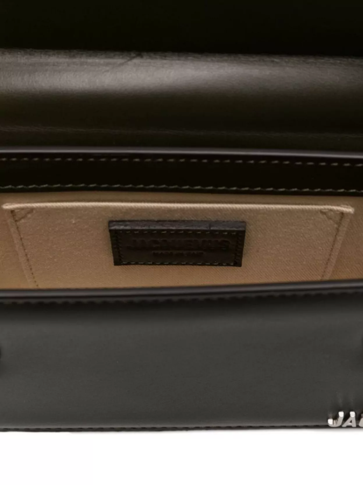 Jacquemus Long Handbag With Top Handle And Stitching