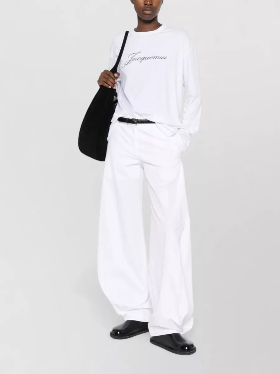 Jacquemus Logo Cotton Long-Sleeve T-Shirt