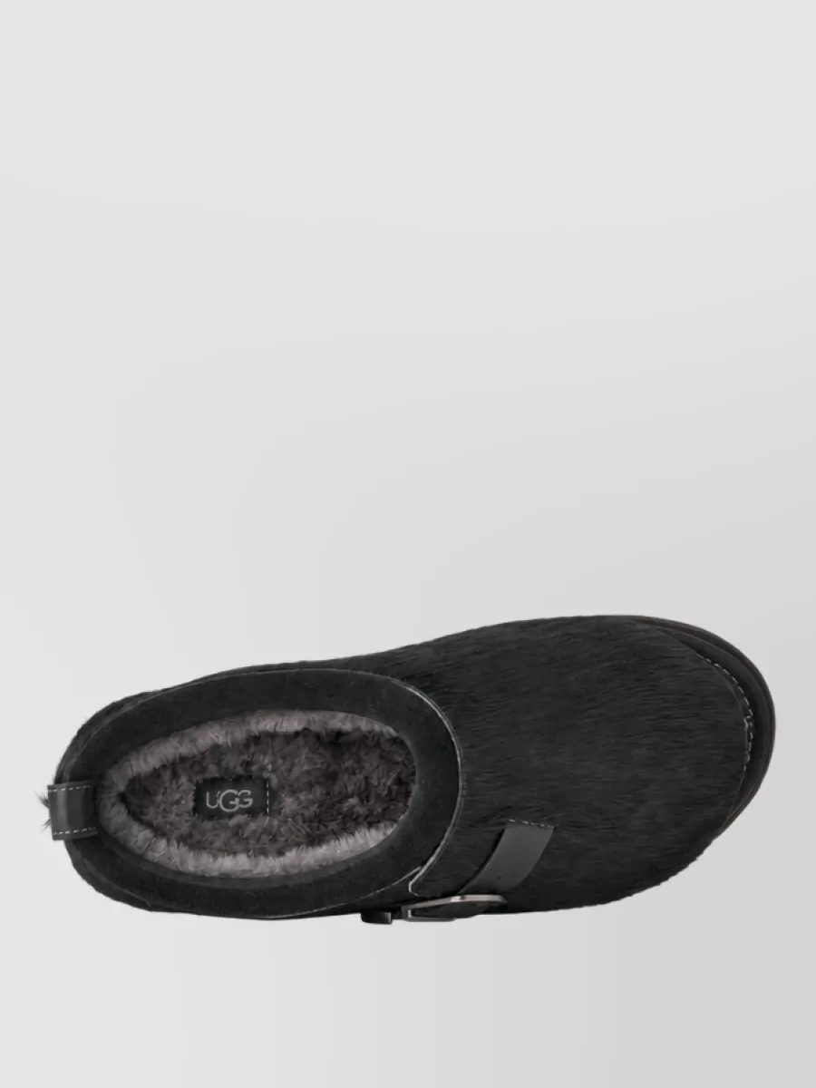 Ugg Leather Platform Slippers