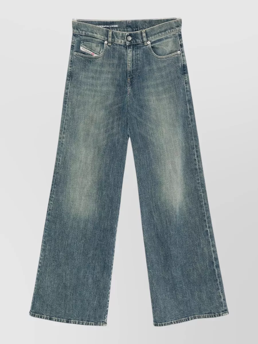Diesel Faded flared denim jeans