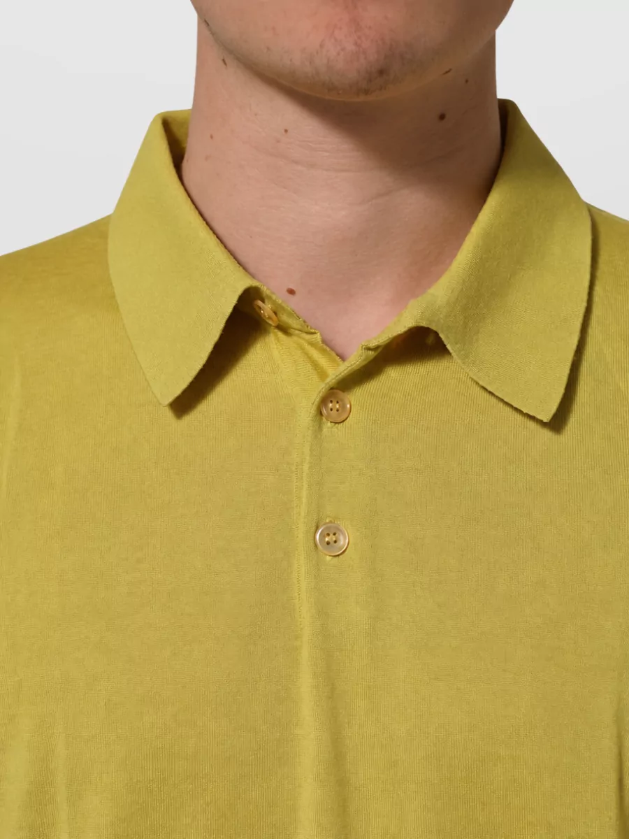 Dolce&Gabbana Cashmere Silk Short-Sleeve Polo Shirt