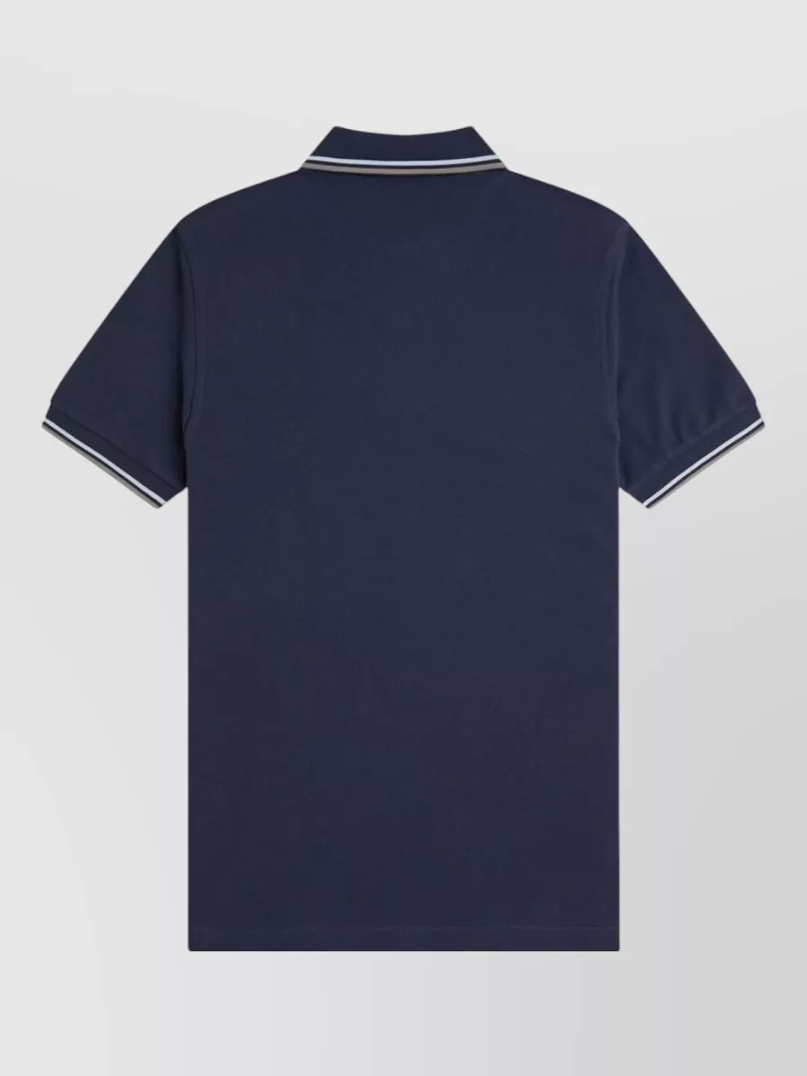 Fred Perry Polo Shirt Logo Detail Short Sleeves