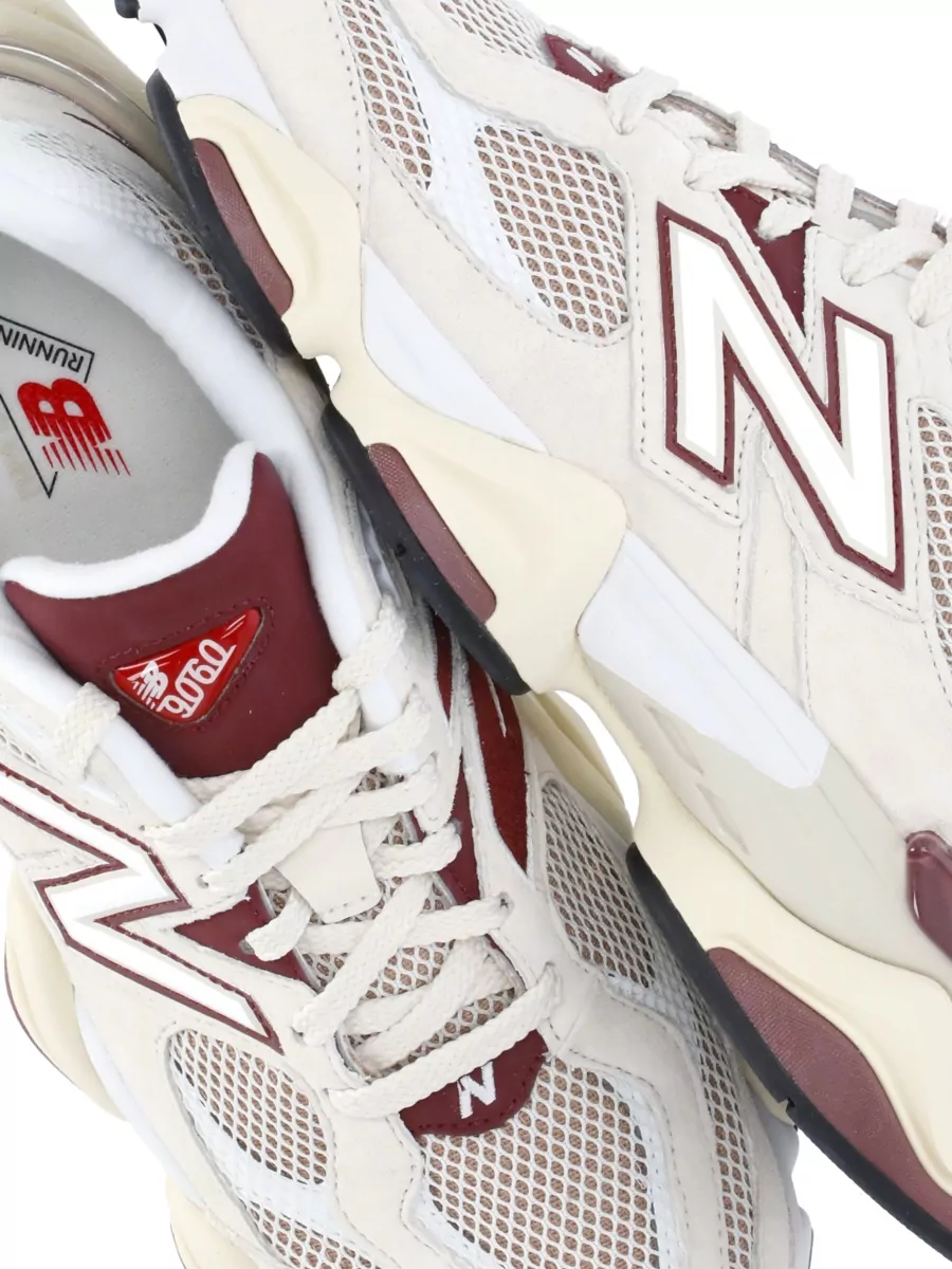 New Balance Casual Low Top Sneakers With Mesh Panels