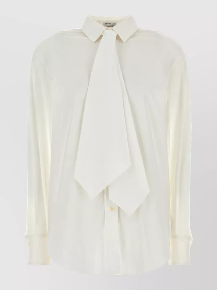 Brunello Cucinelli stretch poplin shirt