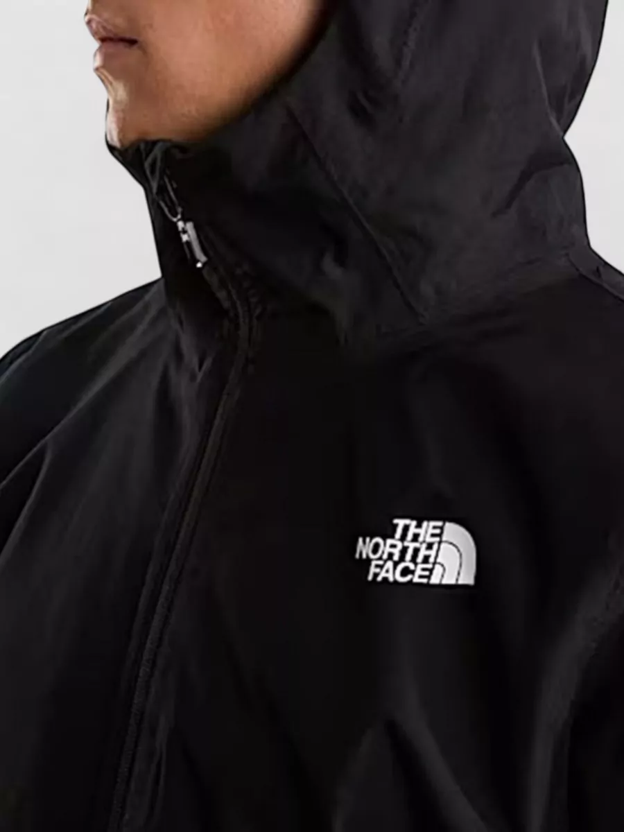 The North Face Hooded Nylon Silk Jacket Water Resistant