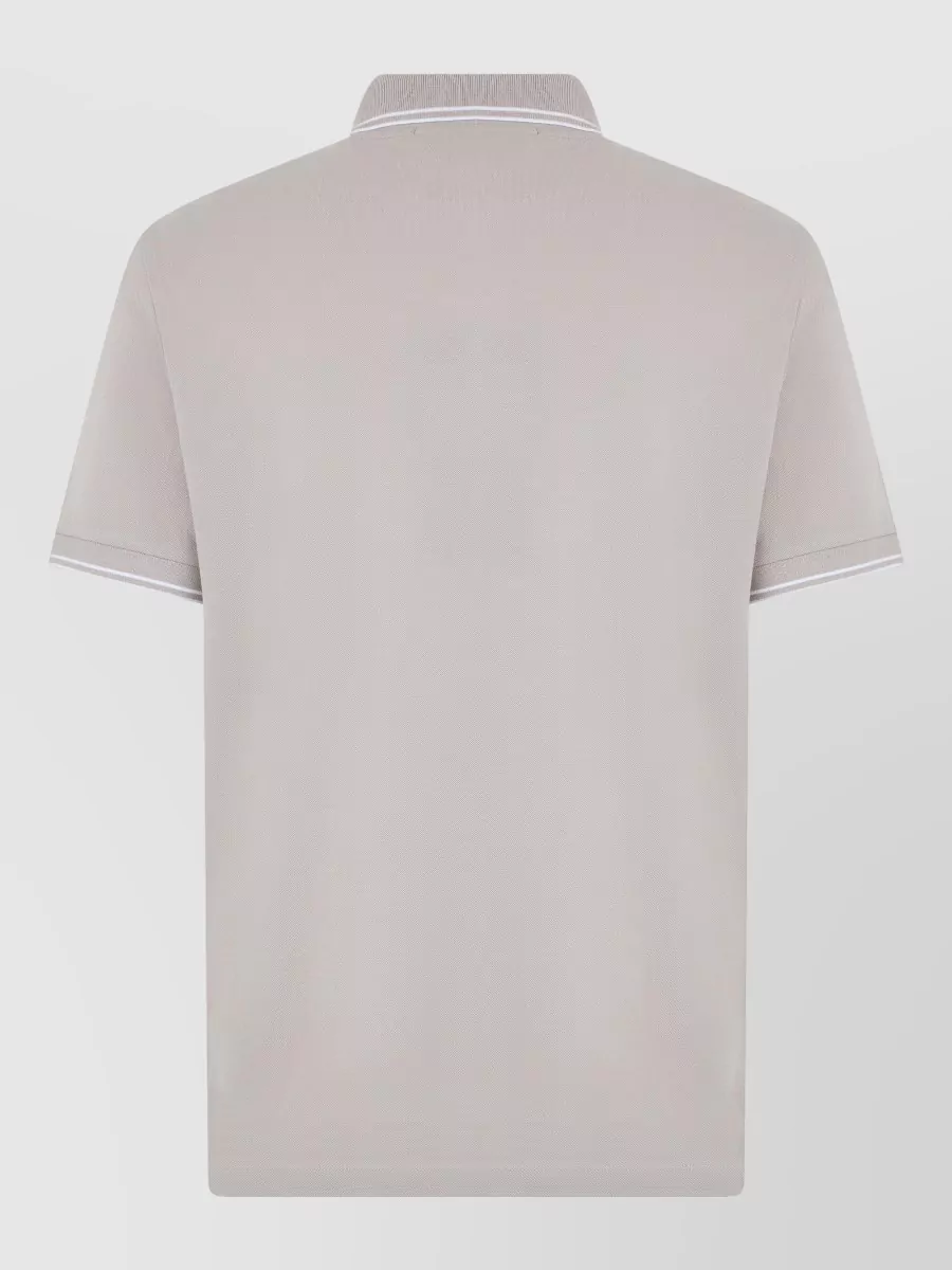 Stone Island Cotton Short-Sleeve Polo Shirt