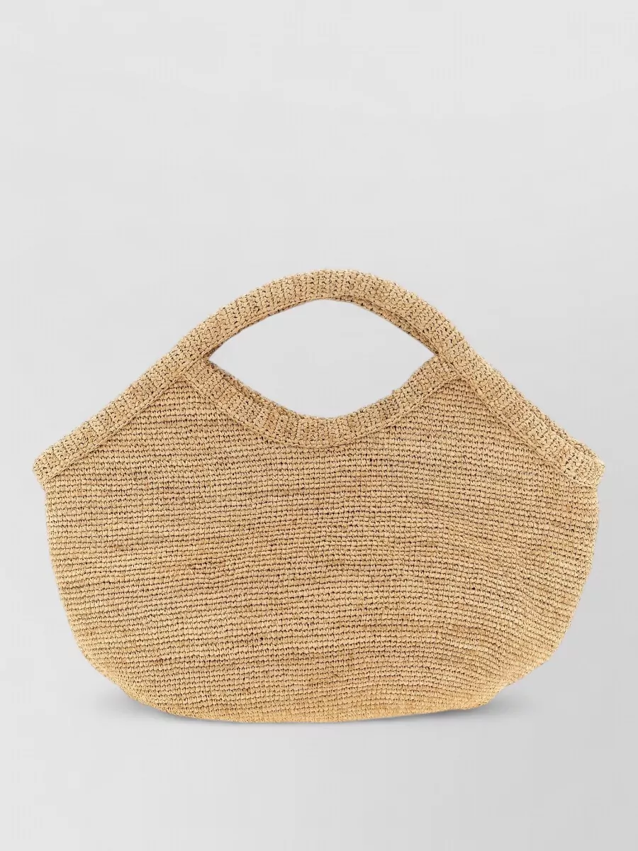 Ibeliv Raffia And Leather Tote Bag