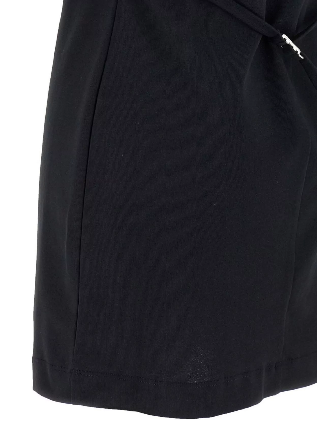 Pinko Mini Dress With Padded Shoulders And Belt