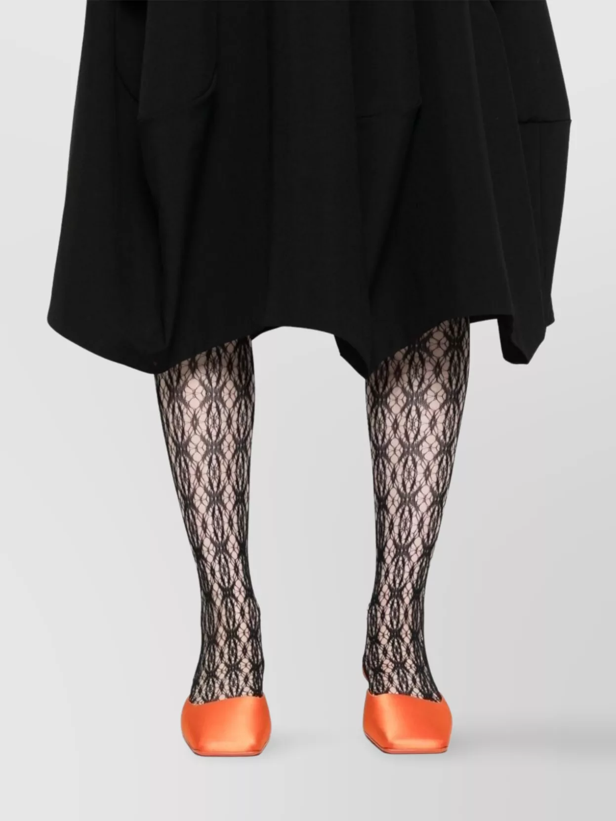 Comme Des Garçons Long Flared Skirt Midi Length Dress
