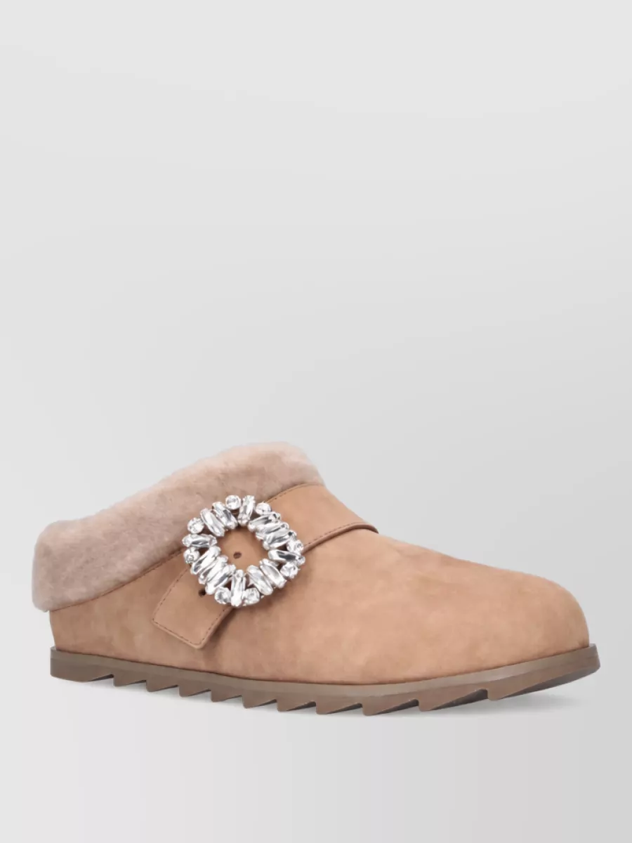 Roger Vivier Leather Mules