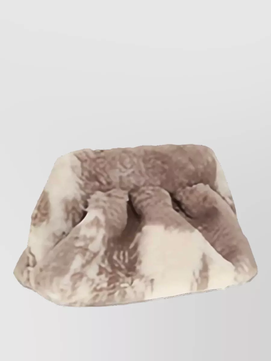 Themoiré Bios Medium Faux Fur Clutch Bag