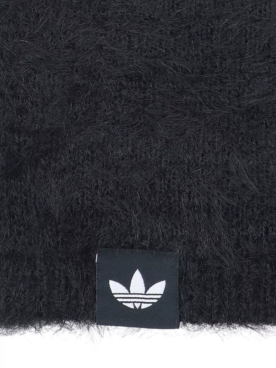 Adidas Casual Hat Contrast Stripes Fuzzy Texture