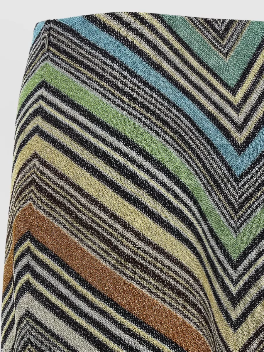 Missoni Geometric-Pattern Mini A-Line Skirt