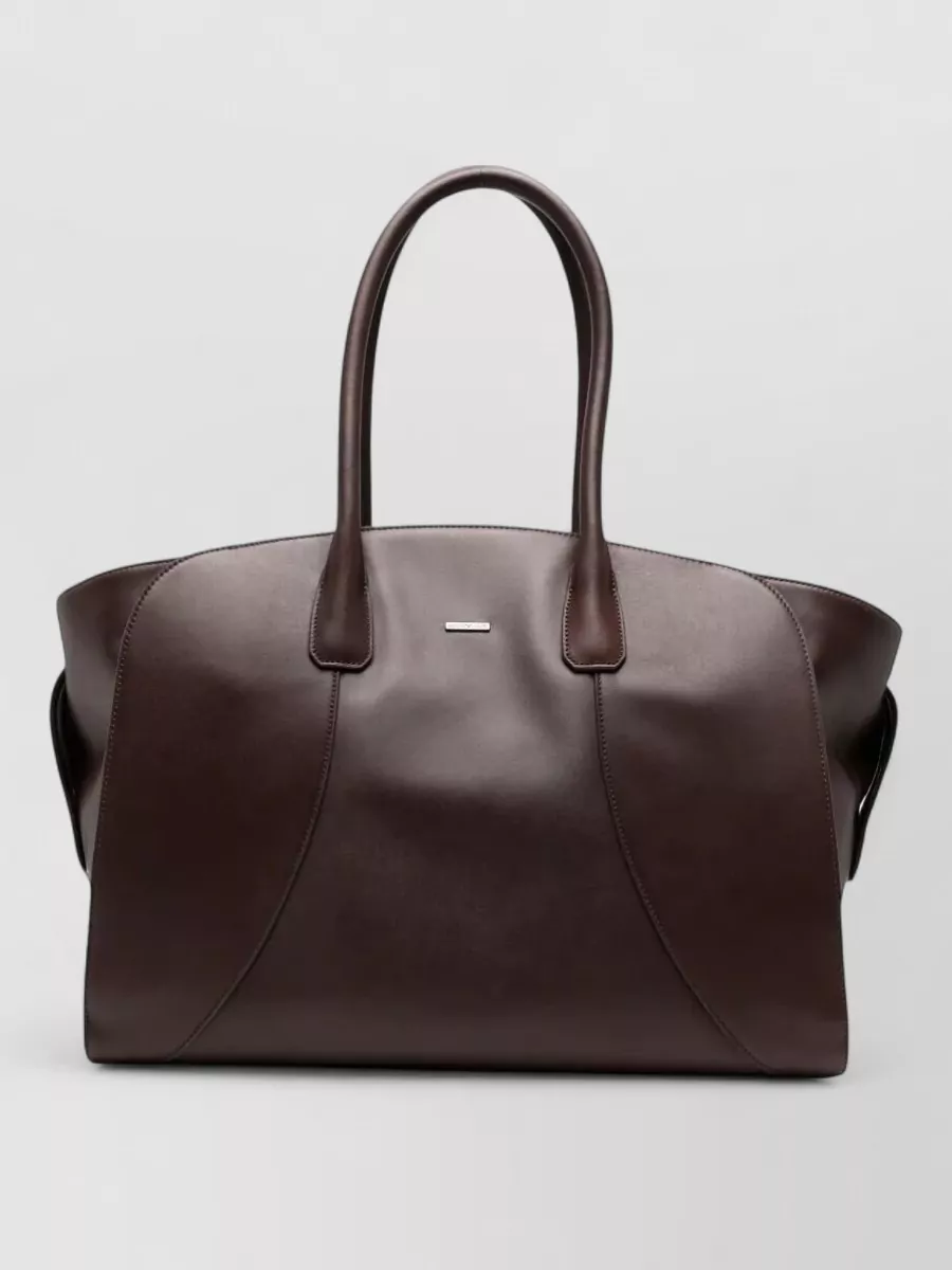 Emporio Armani leather briefcase