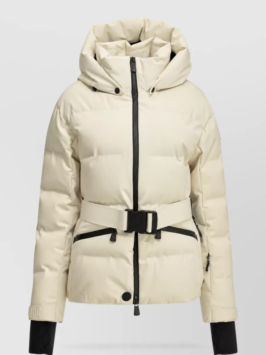 Moncler Grenoble technical hooded ski jacket