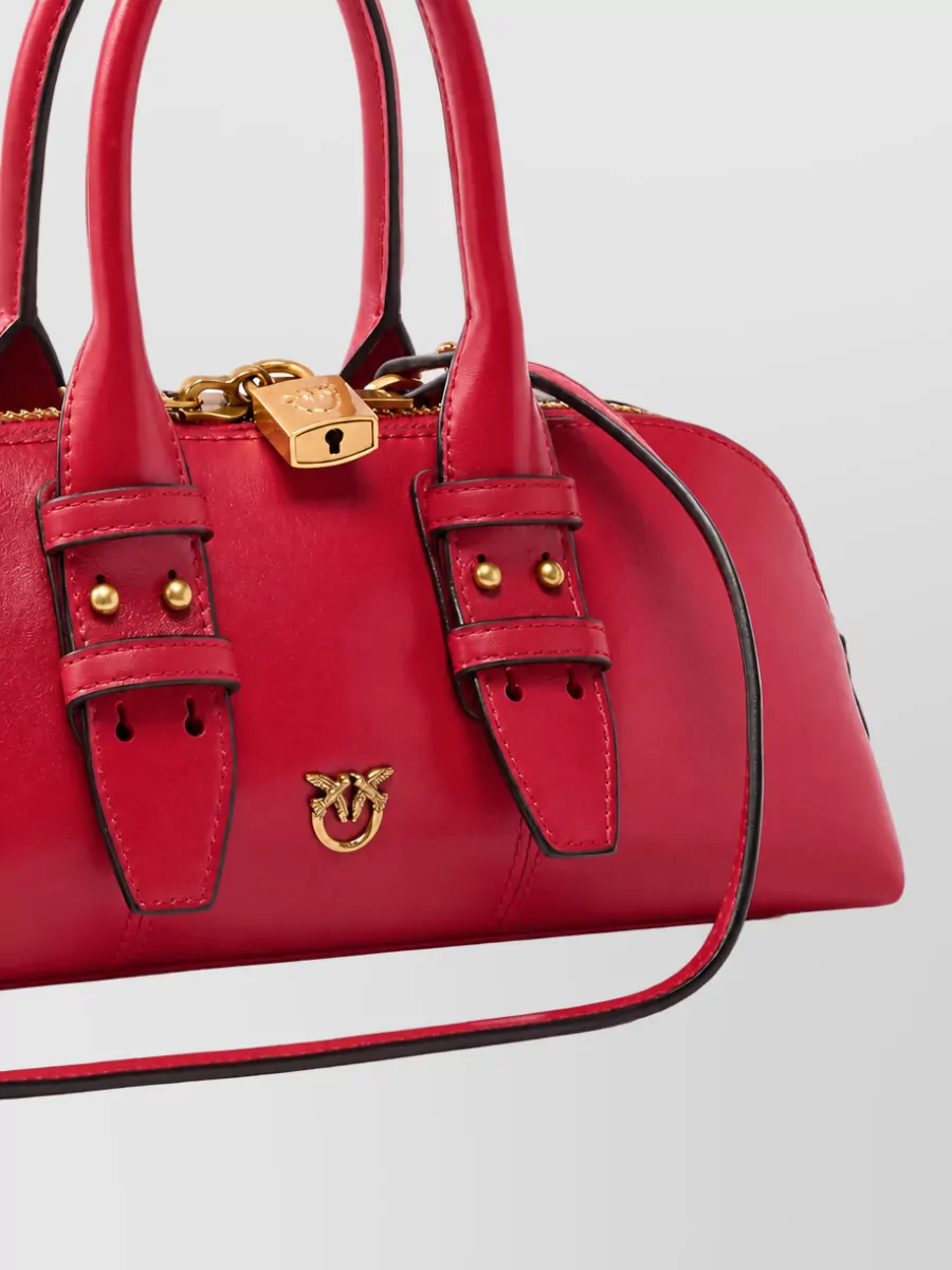 Pinko Love Bag Leather Clutch Bag