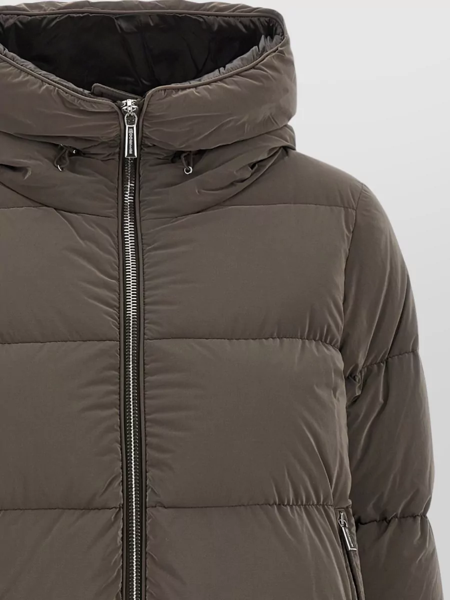 Moorer Cashmere Down Hooded Puffer Jacket