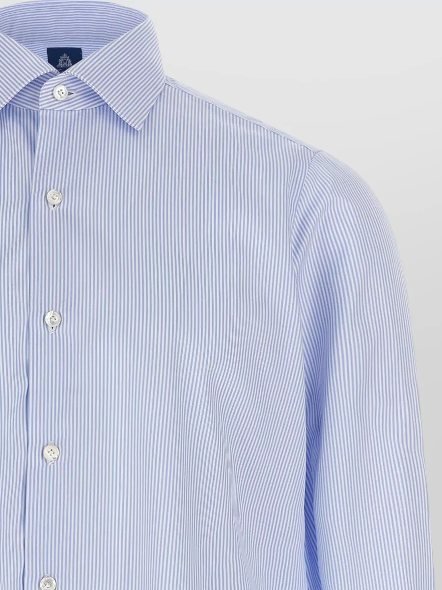 Finamore Cotton Long-Sleeve Shirt
