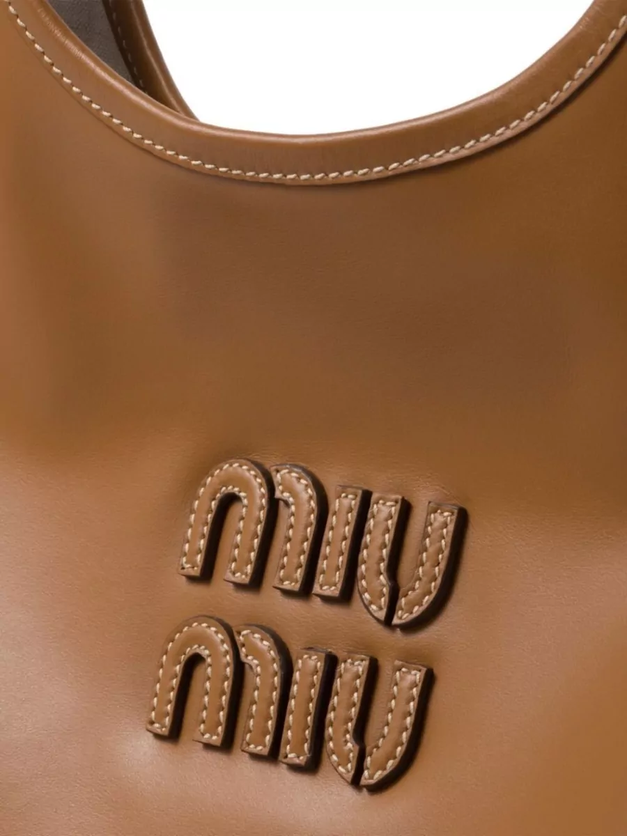 Miu Miu Ivy Calf Leather Tote Bag