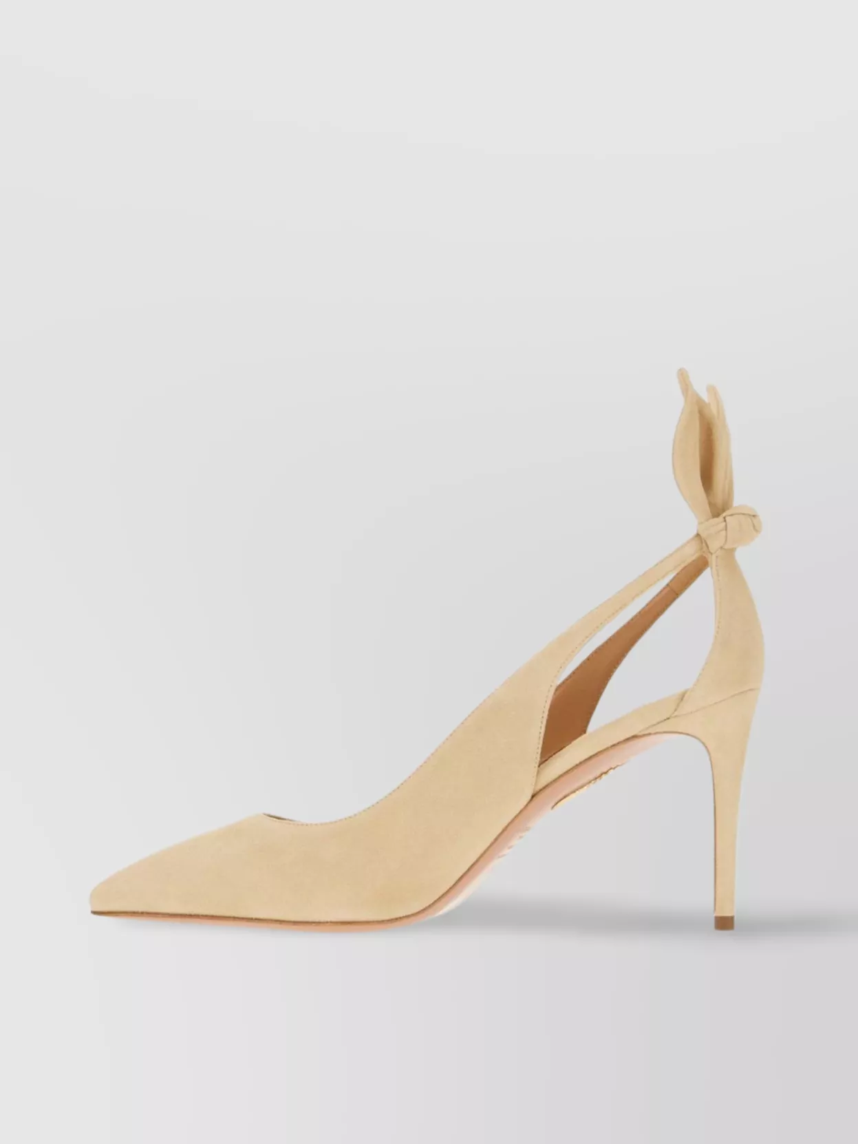 Aquazzura Suede Bow Tie Pumps