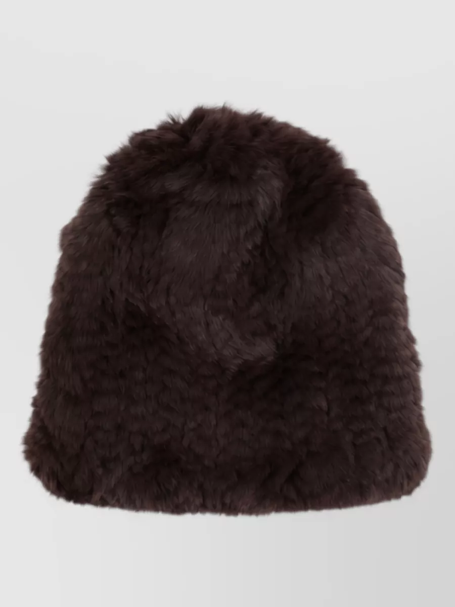 Yves Salomon fur beanie