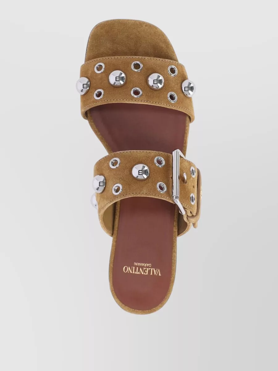 Valentino Garavani Leather Studded Sandals