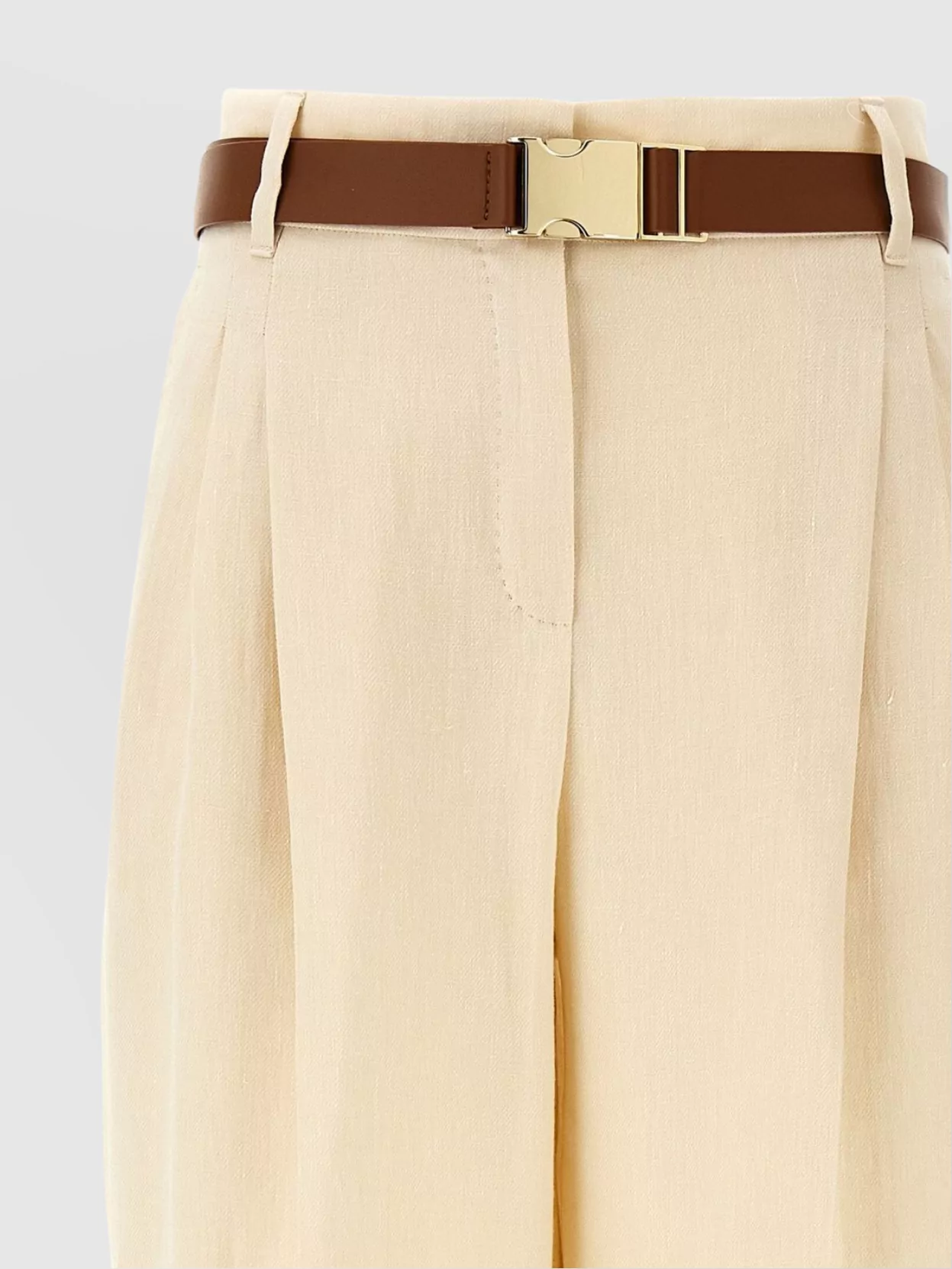 'S MAX MARA TAILORED TROUSERS WITH FRONT PLEATS