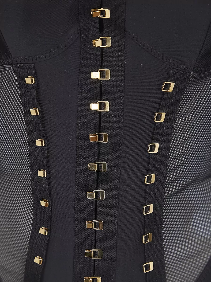 Elisabetta Franchi Long-Sleeve Fitted Jacket