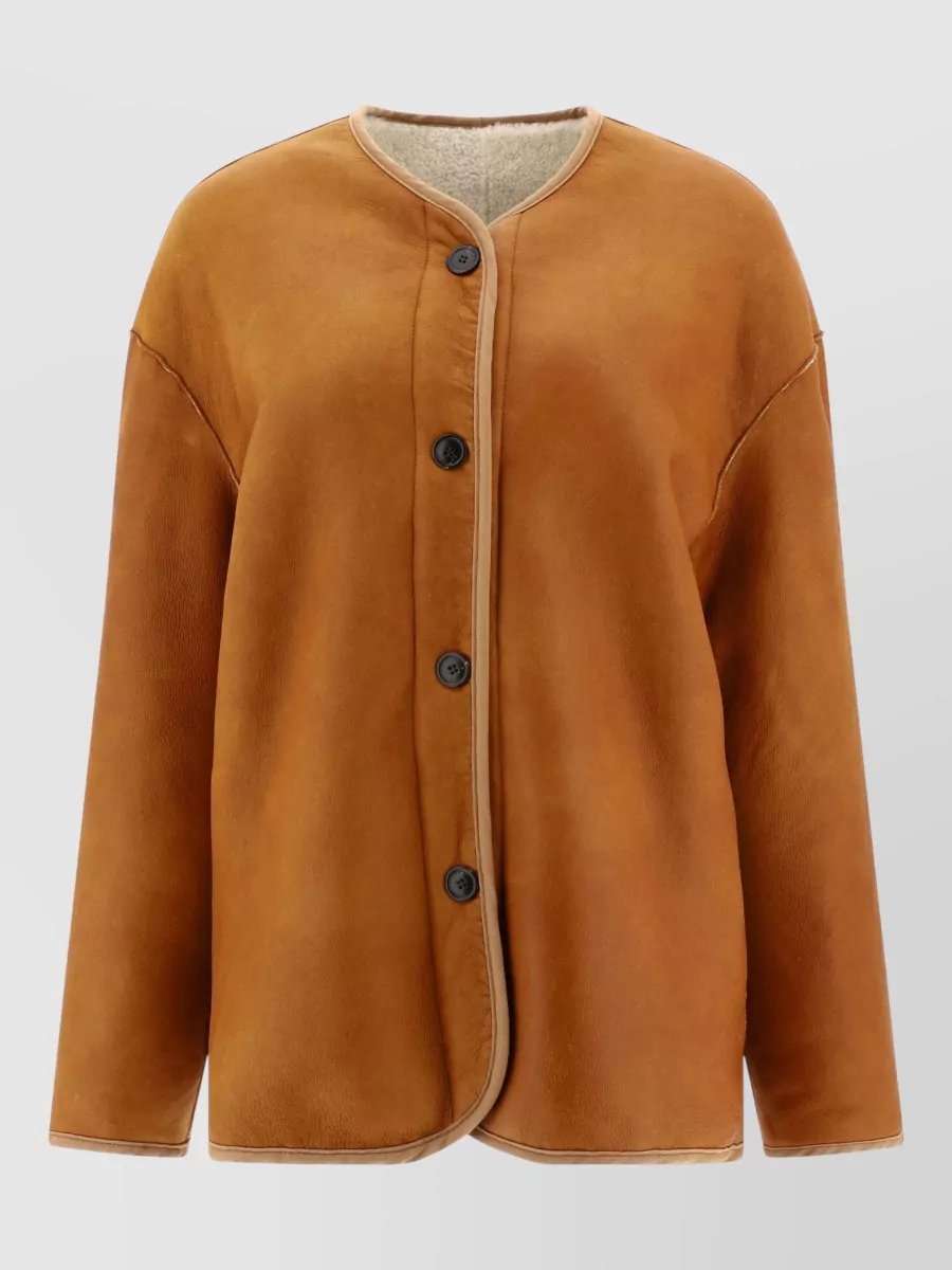 Giovi Reversible shearling jacket