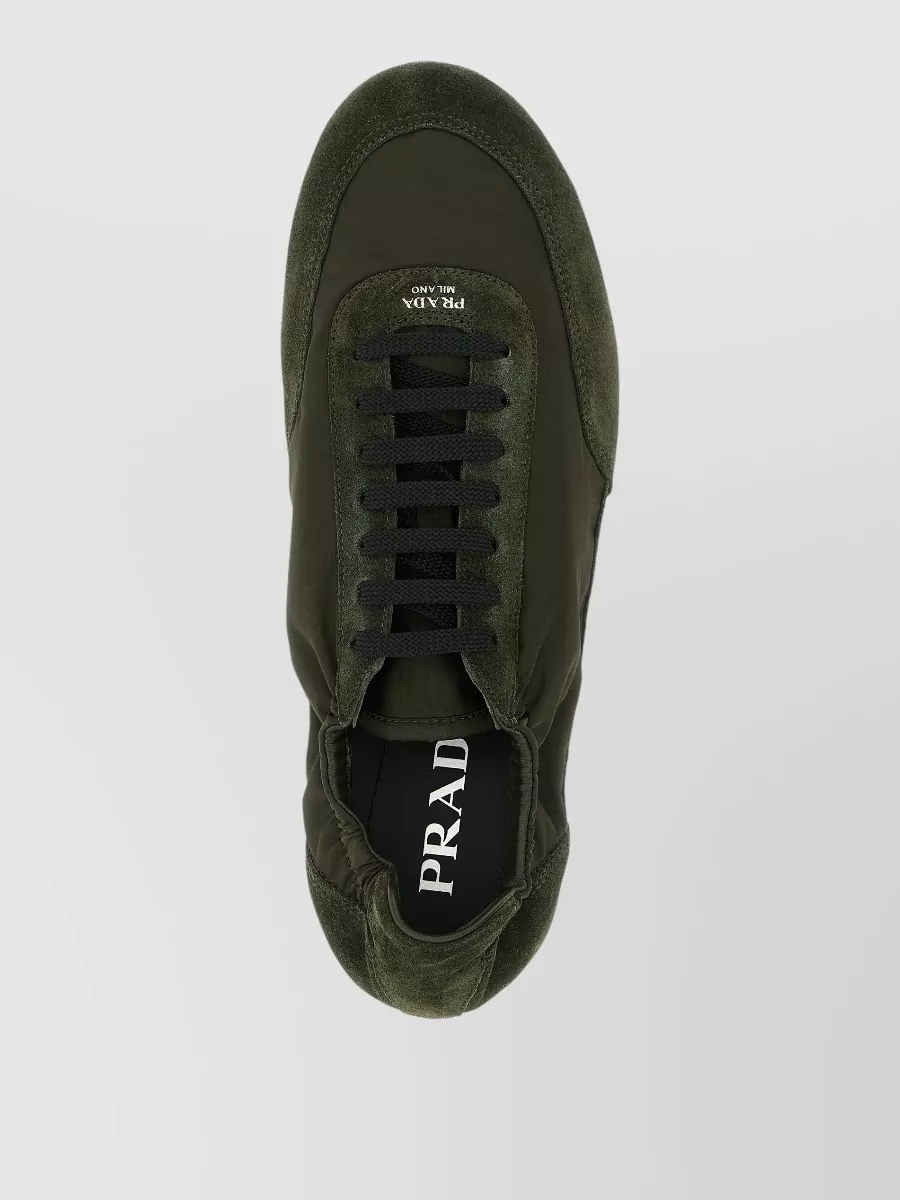 Prada Suede Low-Top Sneakers