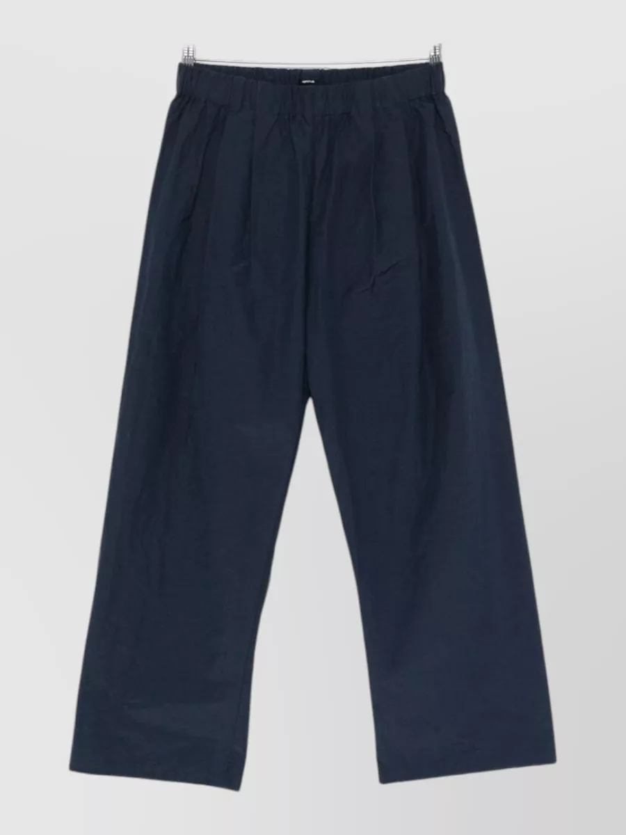 Apuntob Crinkled Wide-Leg Trousers