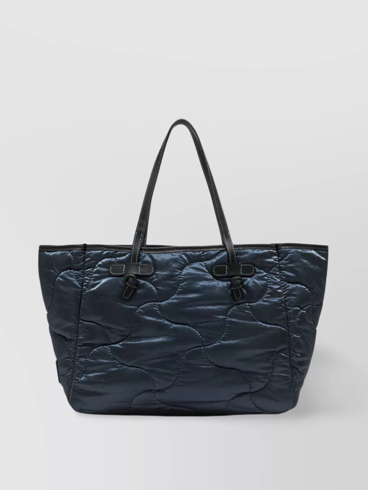 Gianni Chiarini Quilted Dual Handles Contrast Stitching Tote Bag