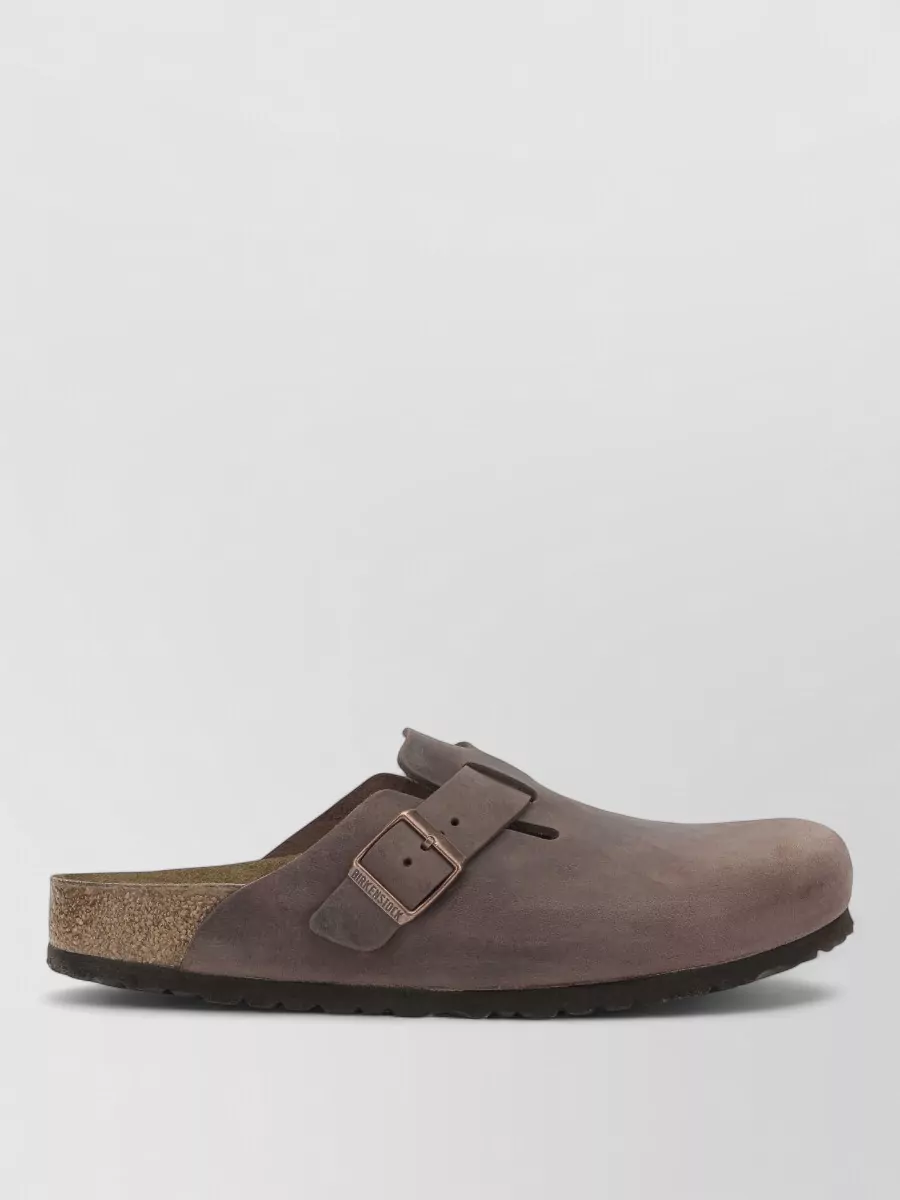 Birkenstock Leather Boston Slippers