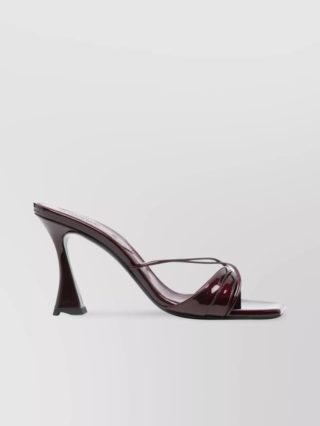 D’accori Metallic Leather Lust Mules In Brown