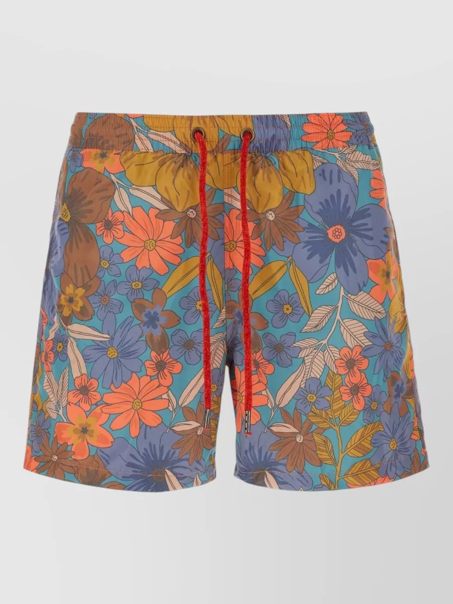 4FF Floral print swim shorts