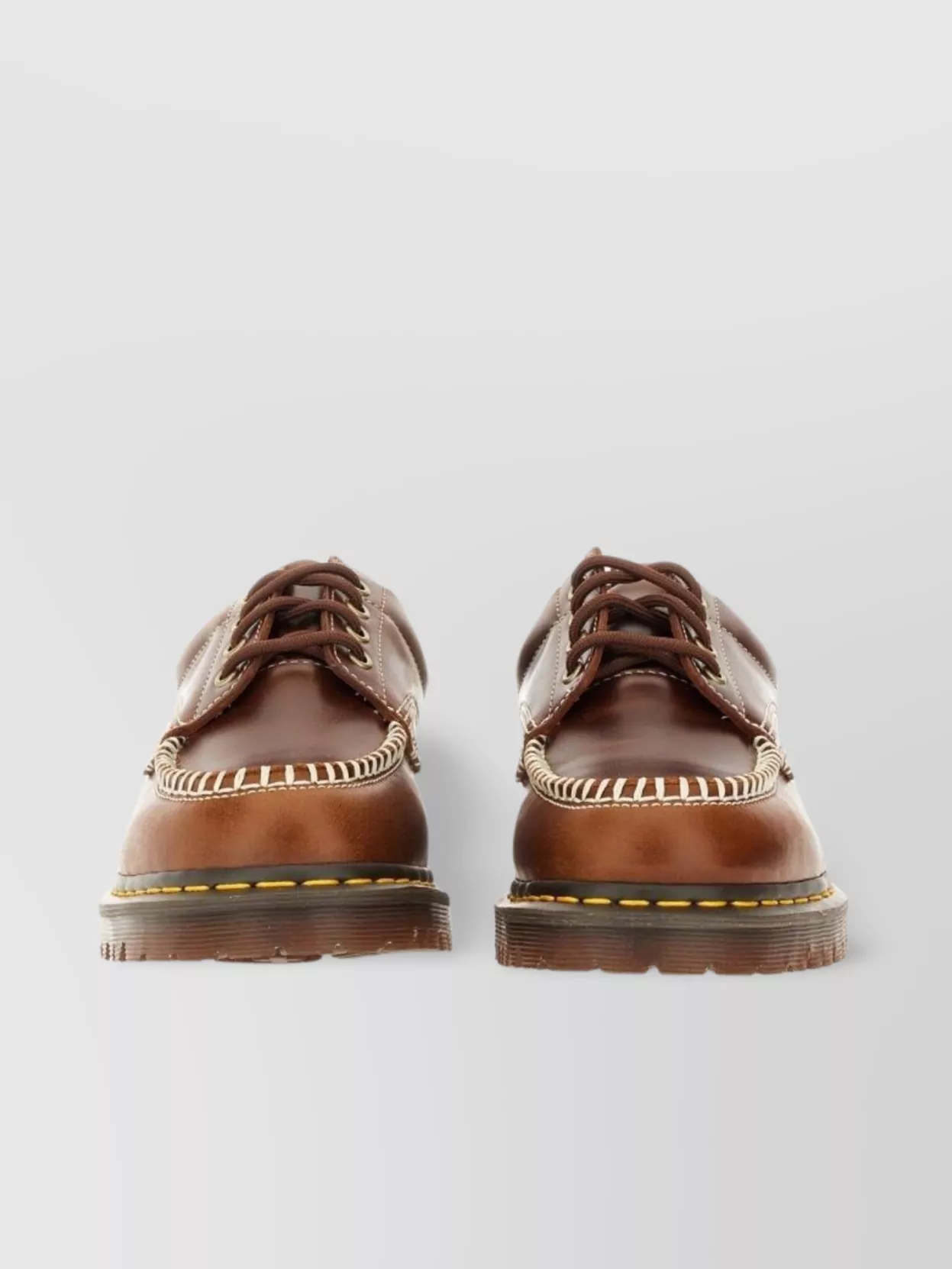 Dr Martens Chunky Sole Loafers Contrast Stitching