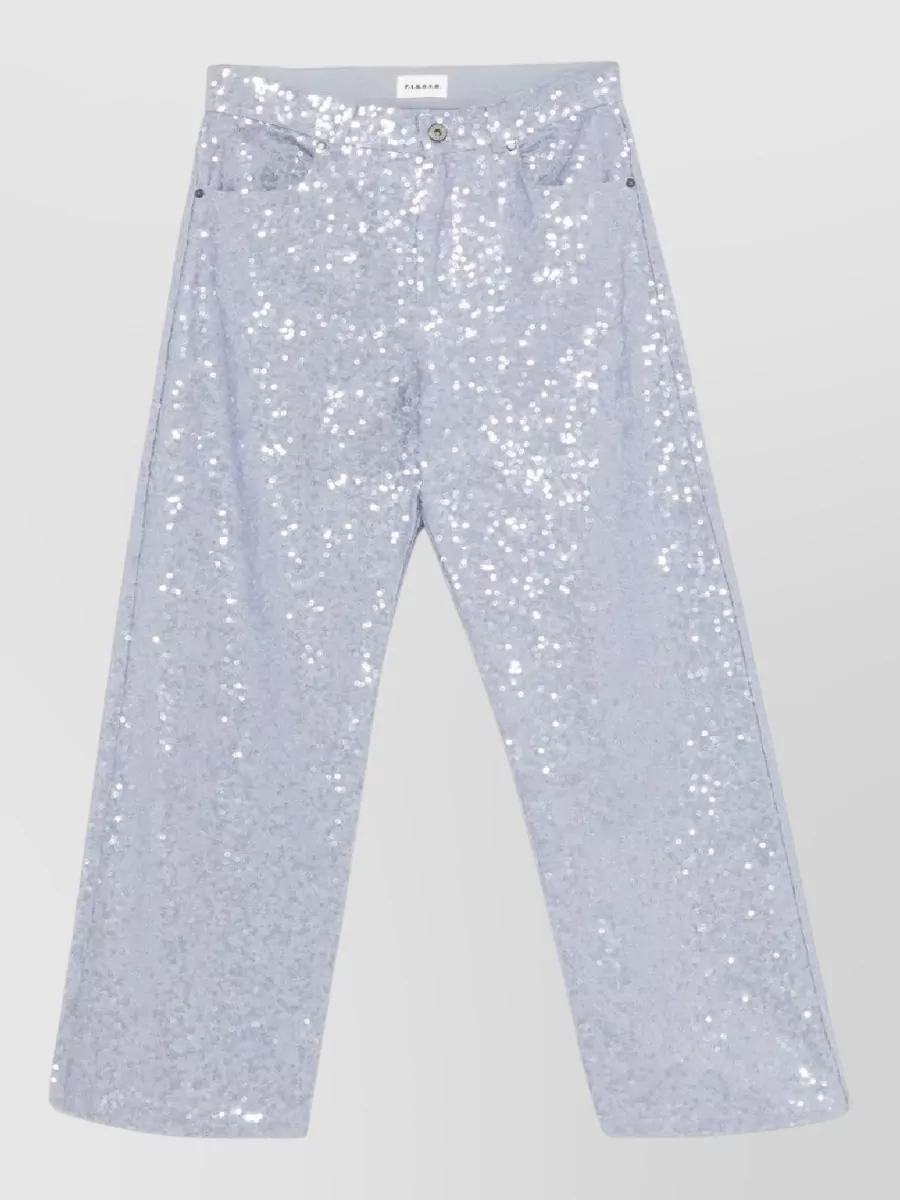 P.a.r.o.s.h. denim wide-leg trousers