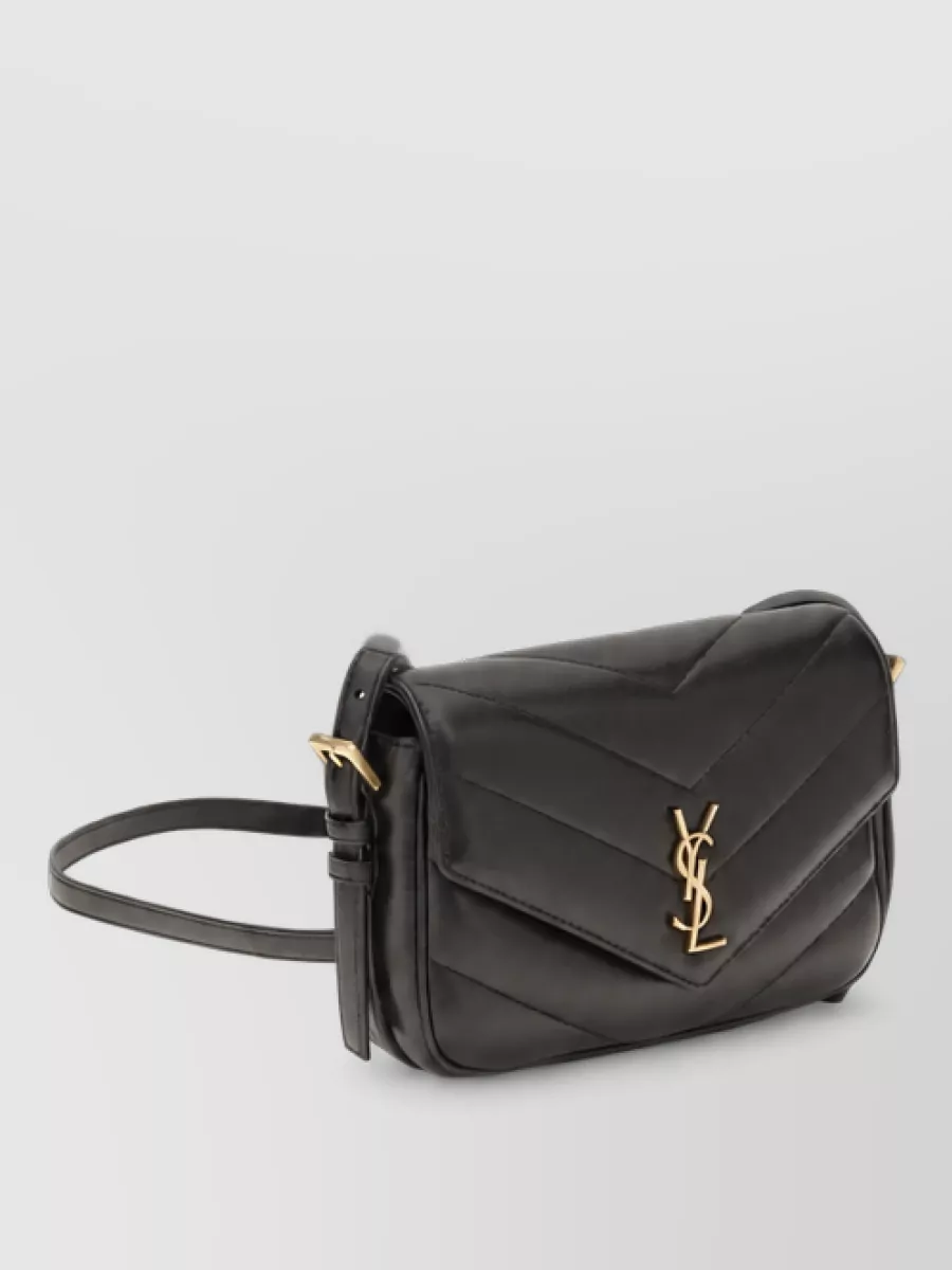 Saint Laurent na lamb leather shoulder bag