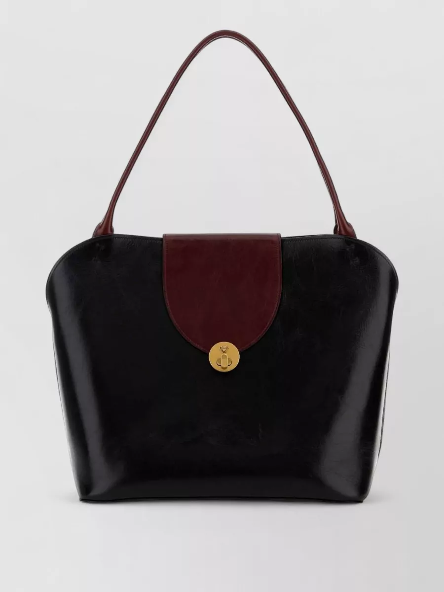 Versace leather shoulder bag