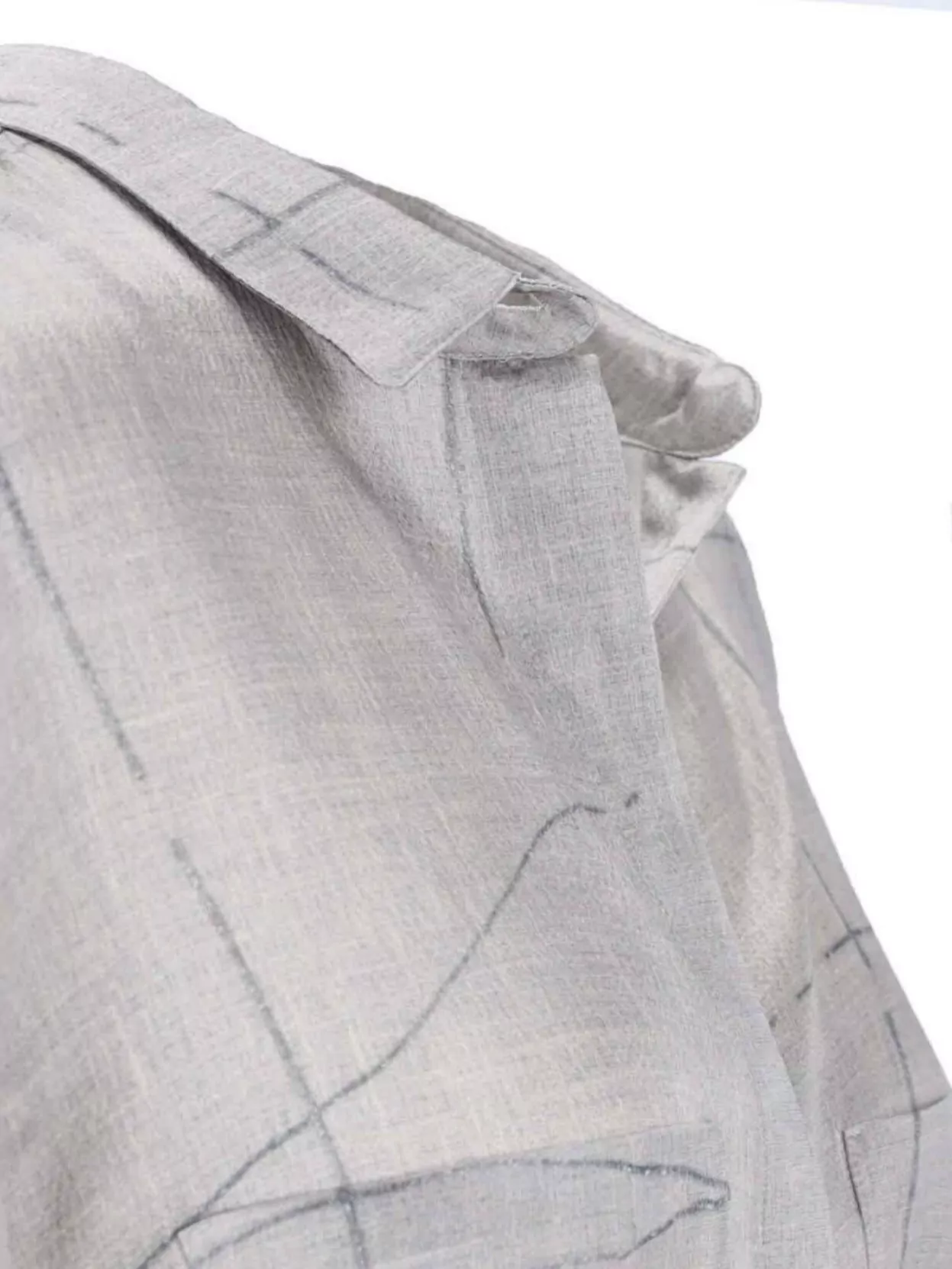 Giorgio Armani Shirt Point Collar Buttoned Cuffs Chest Pocket